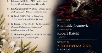 KONCERT DUHOVNE I OPERNE GLAZBE KONCERT DUHOVNE I OPERNE GLAZBE