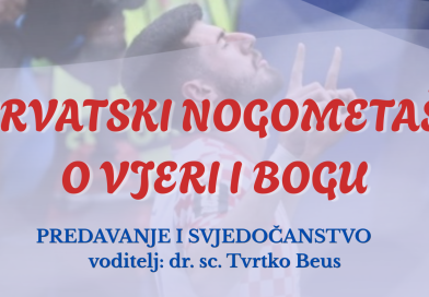 Predavanje “Hrvatski nogometaši o vjeri i Bogu”